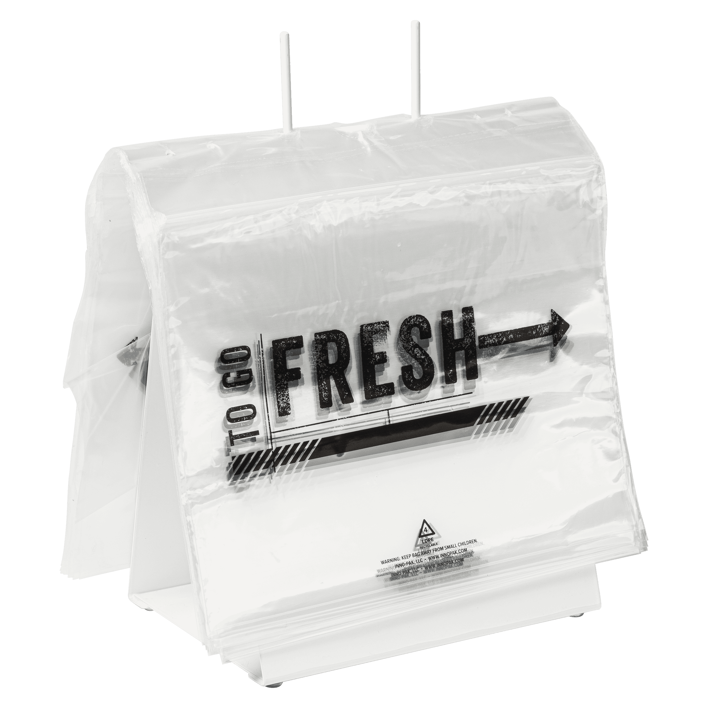 TO GO FRESH™ Deli Bag 10X8 IN Low-Density Polyethylene (LDPE) Clear With Zip Seal Closure 1000/Case