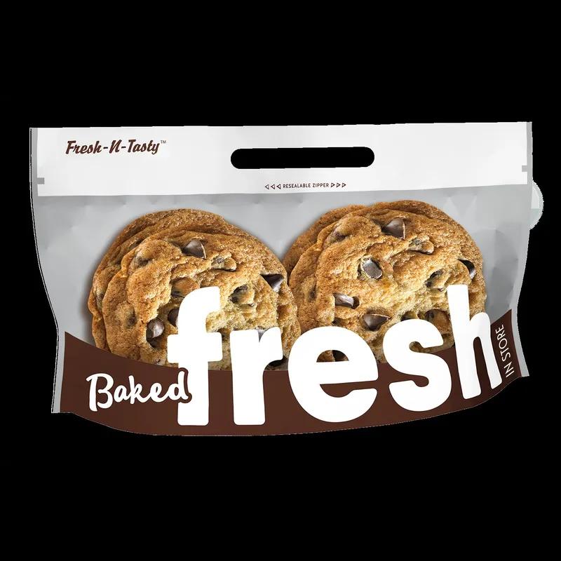 Bakery Cookie Bag 10.75X6.5X4 IN Brown White 250/Case