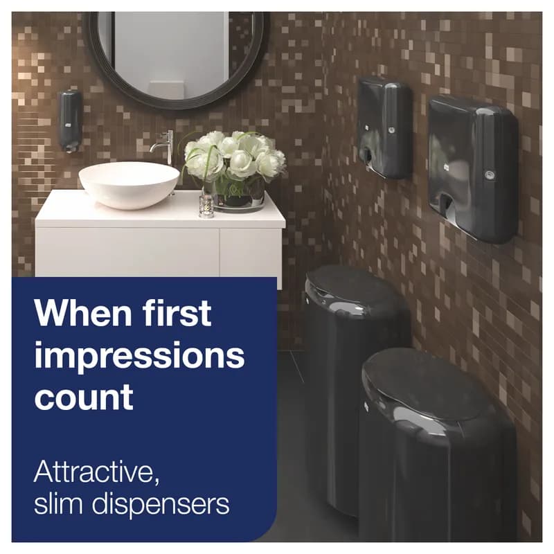 Tork Xpress® H2 Paper Towel Dispenser H2 4X11.9X11.6 IN Plastic Black Mini 1/Each