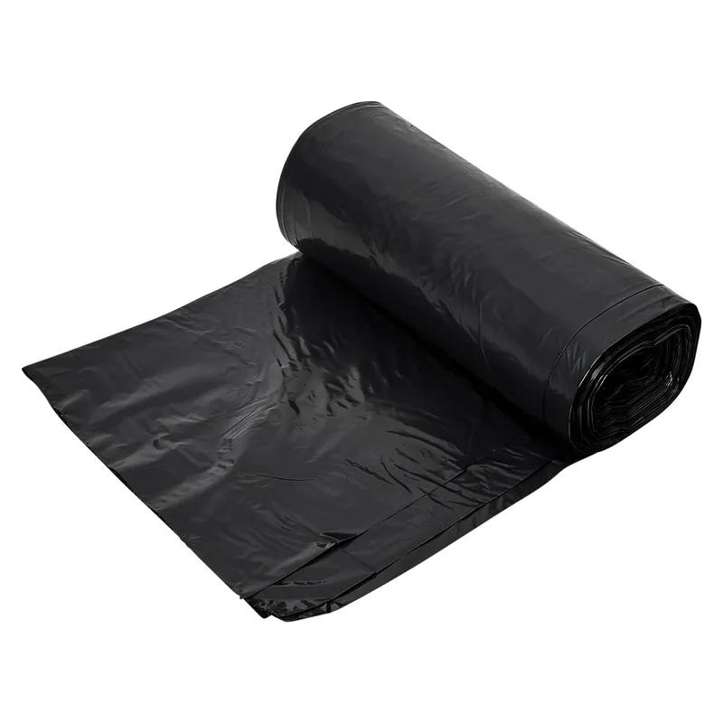 Victoria Bay Can Liner 30X45 IN 33 GAL Black 1.7MIL 25 Count/Roll 4 Rolls/Case