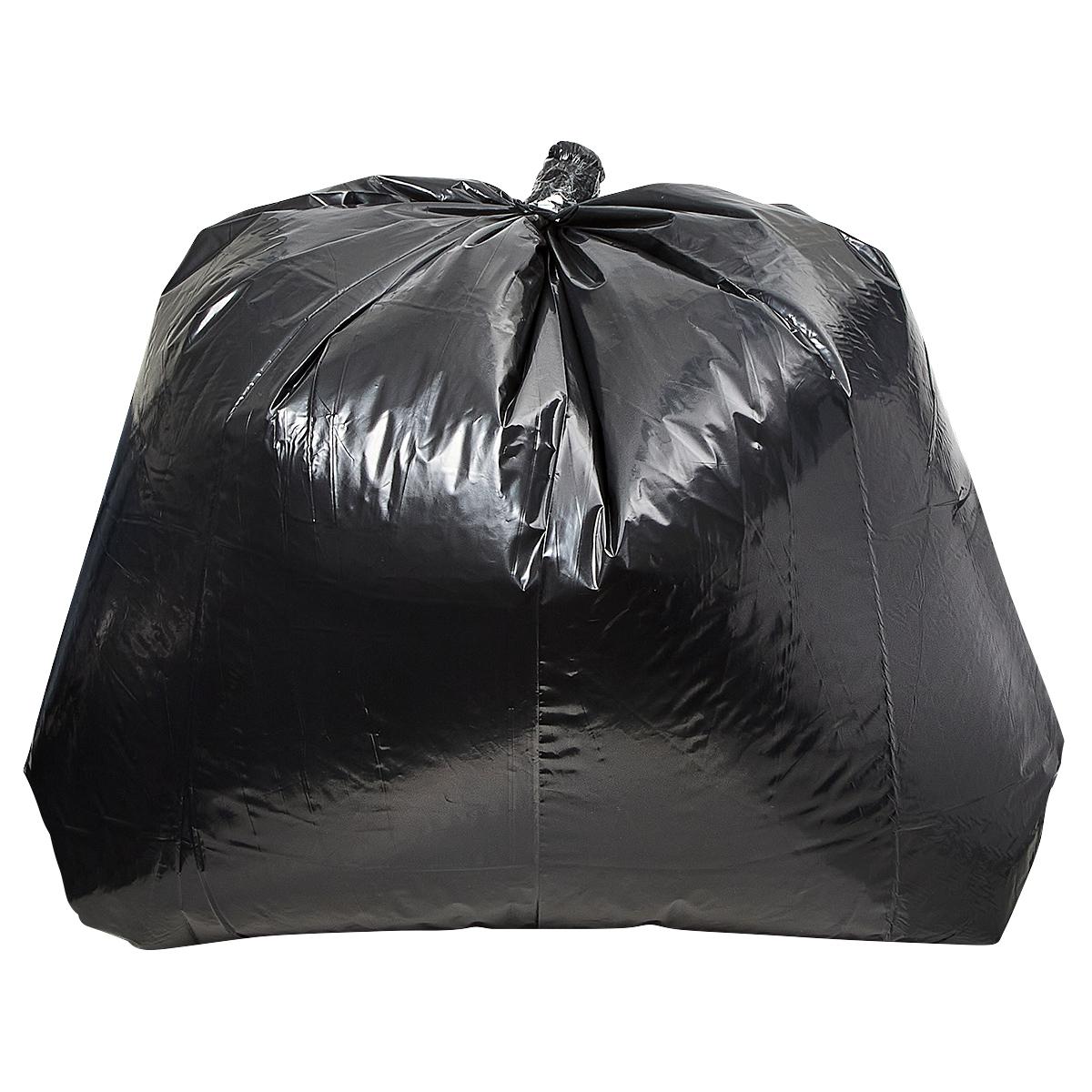 Victoria Bay Can Liner 40X46 IN 40-45 GAL Black 3MIL 10 Count/Roll 5 Rolls/Case