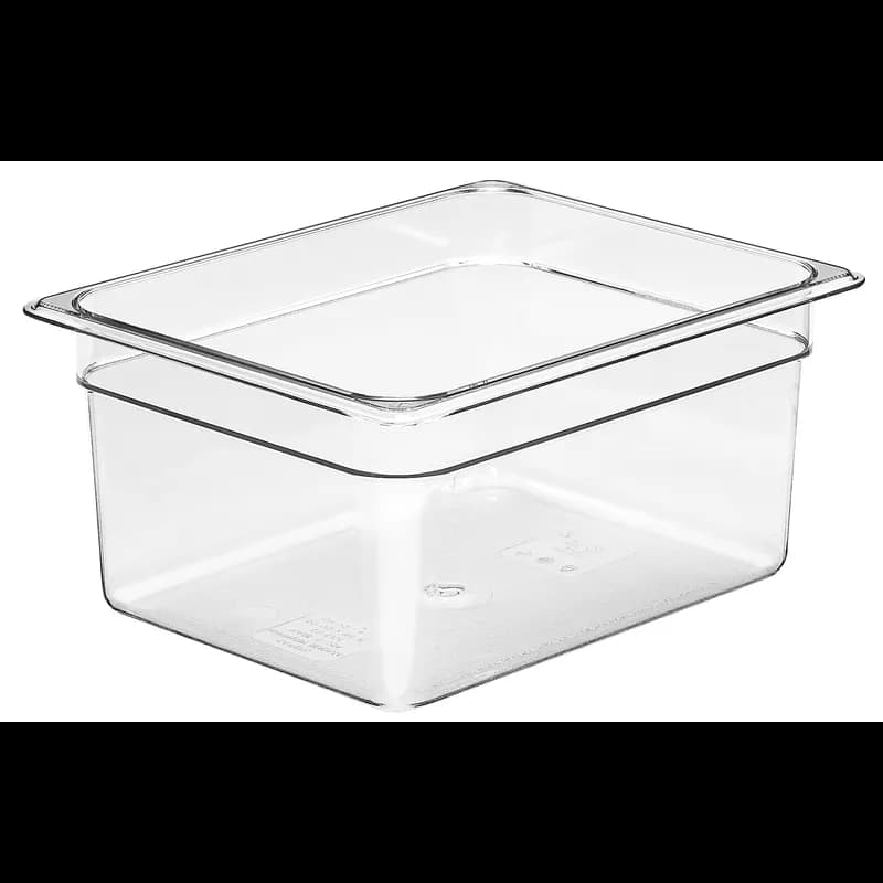 Camwear® Food Storage Container 1/2 Size 1.5X6 IN Clear PC 1/Each