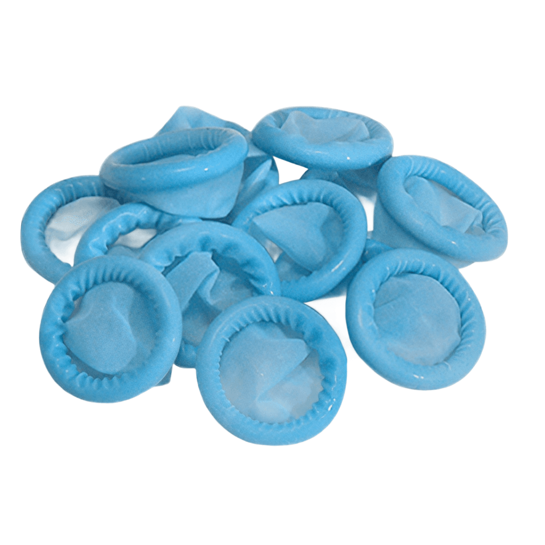 Finger Cots Medium (MED)/Large (LG) Blue Latex 144/Box