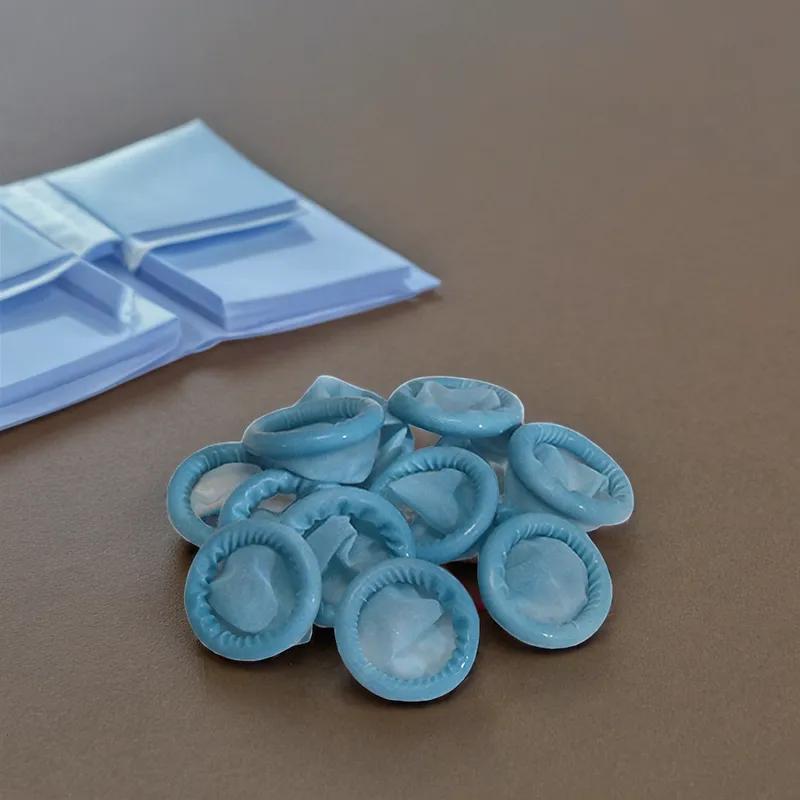 Finger Cots Medium (MED)/Large (LG) Blue Latex 144/Box