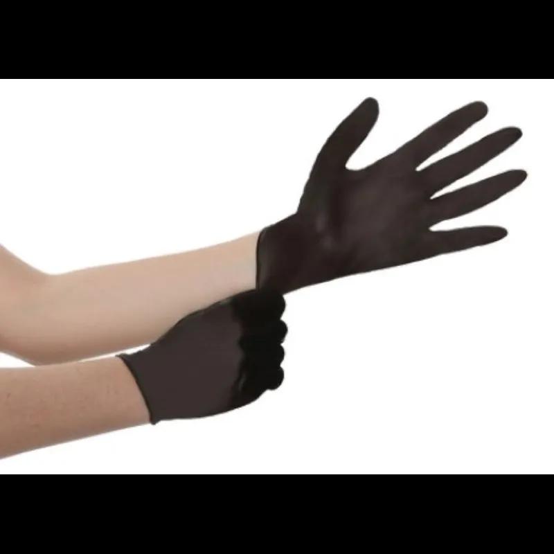 BluZen General Purpose Gloves Black 3MIL Nitrile Powder-Free 100 Count/Pack 10 Packs/Case
