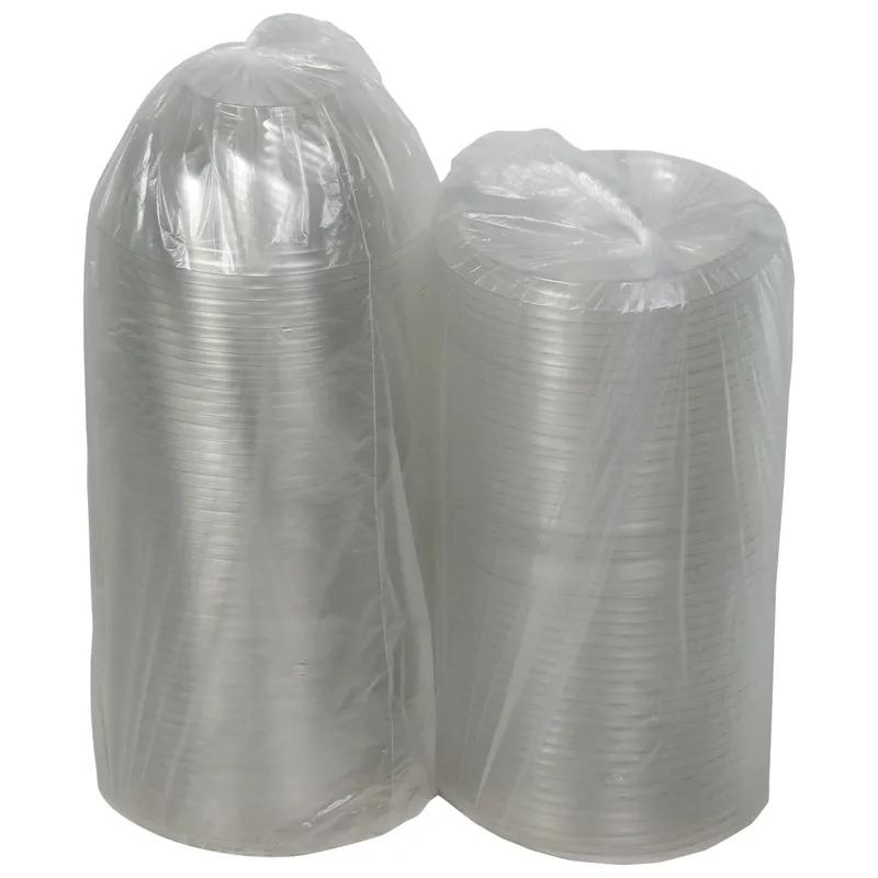 Bowl & Lid Combo 24 OZ PET Clear Swirl Juice Catcher 300/Case