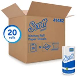 Scott® Household Roll Paper Towel 11X8.78 IN 1PLY White Standard Roll 128 Sheets/Roll 20 Rolls/Case 2560 Sheets/Case