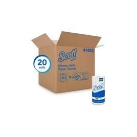 Scott® Household & Kitchen Roll Paper Towel 11X8.78 IN 1PLY White Standard Roll 128 Sheets/Roll 20 Rolls/Case