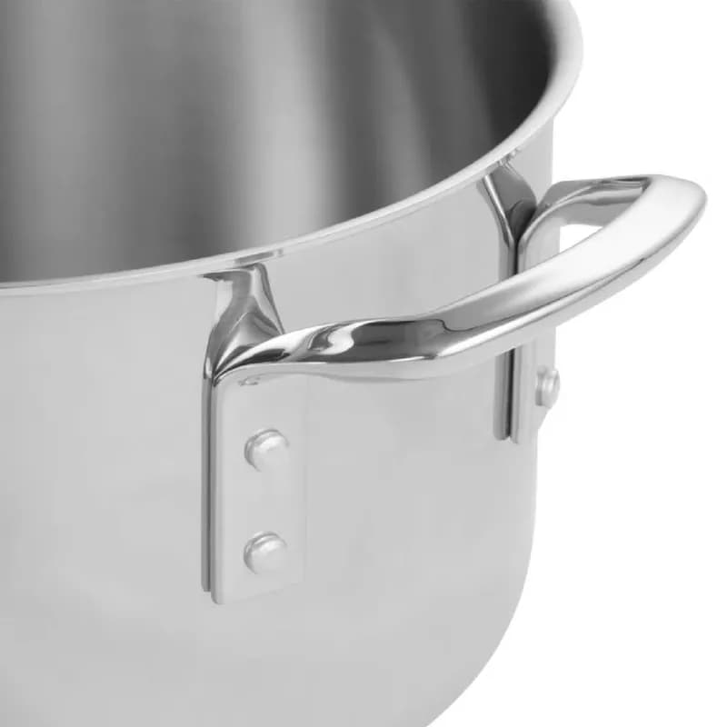 Tri-Gen Tri-Ply Stock Pot 4.5 QT Stainless Steel With Cover Dishwasher Safe 1/Set
