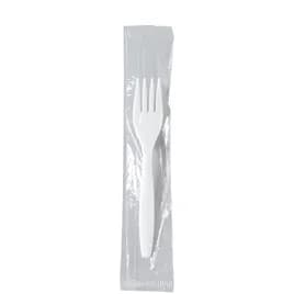 Solo® Regal™ Fork 6.1X2.2 IN PP White Medium Weight Wrapped 1000/Case