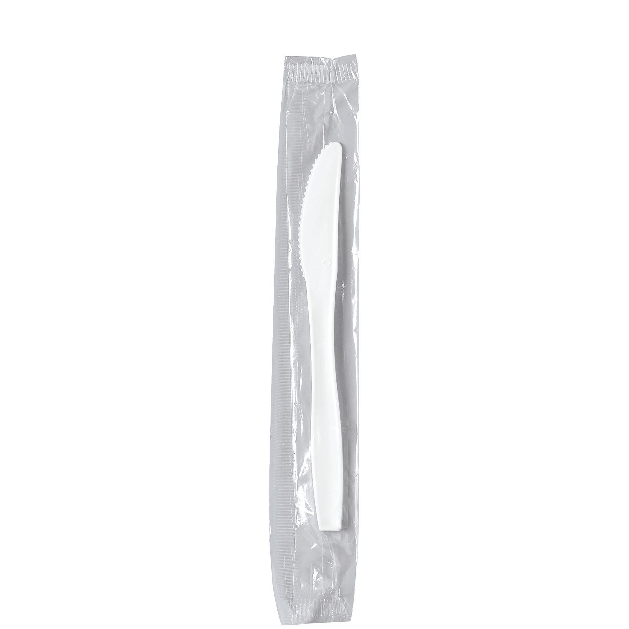 Solo® Regal™ Knife 6.4X2.2 IN PP White Medium Weight Wrapped 1000/Case