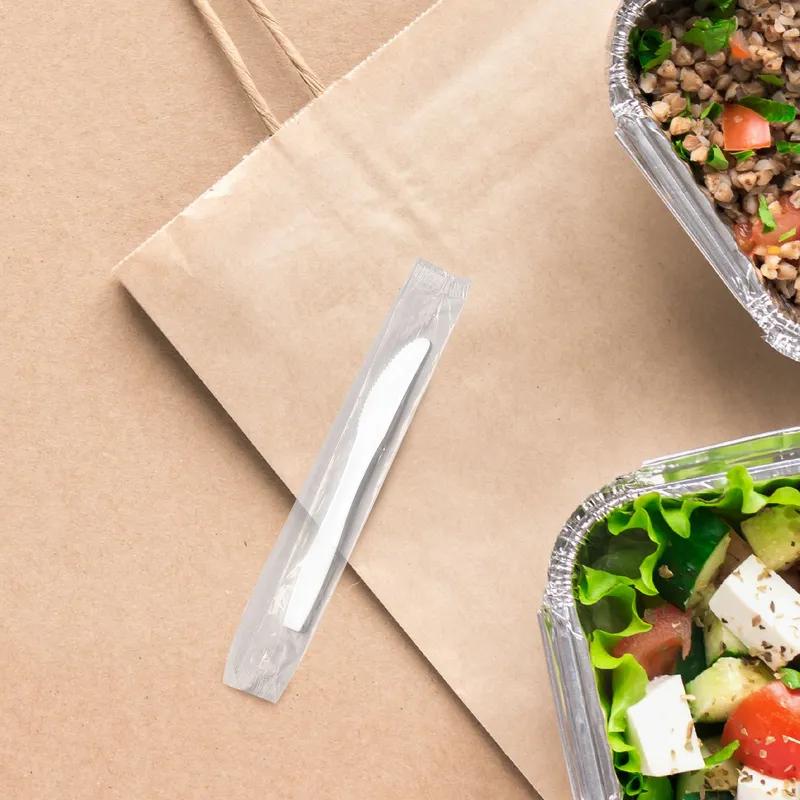 Solo® Regal™ Knife 6.4X2.2 IN PP White Medium Weight Wrapped 1000/Case