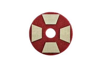 3M™ Trizact Diamond TZ Stripping Pad Polishing Pad 5 IN Red Abrasives 4 Count/Box 4 Box/Case 16 Count/Case