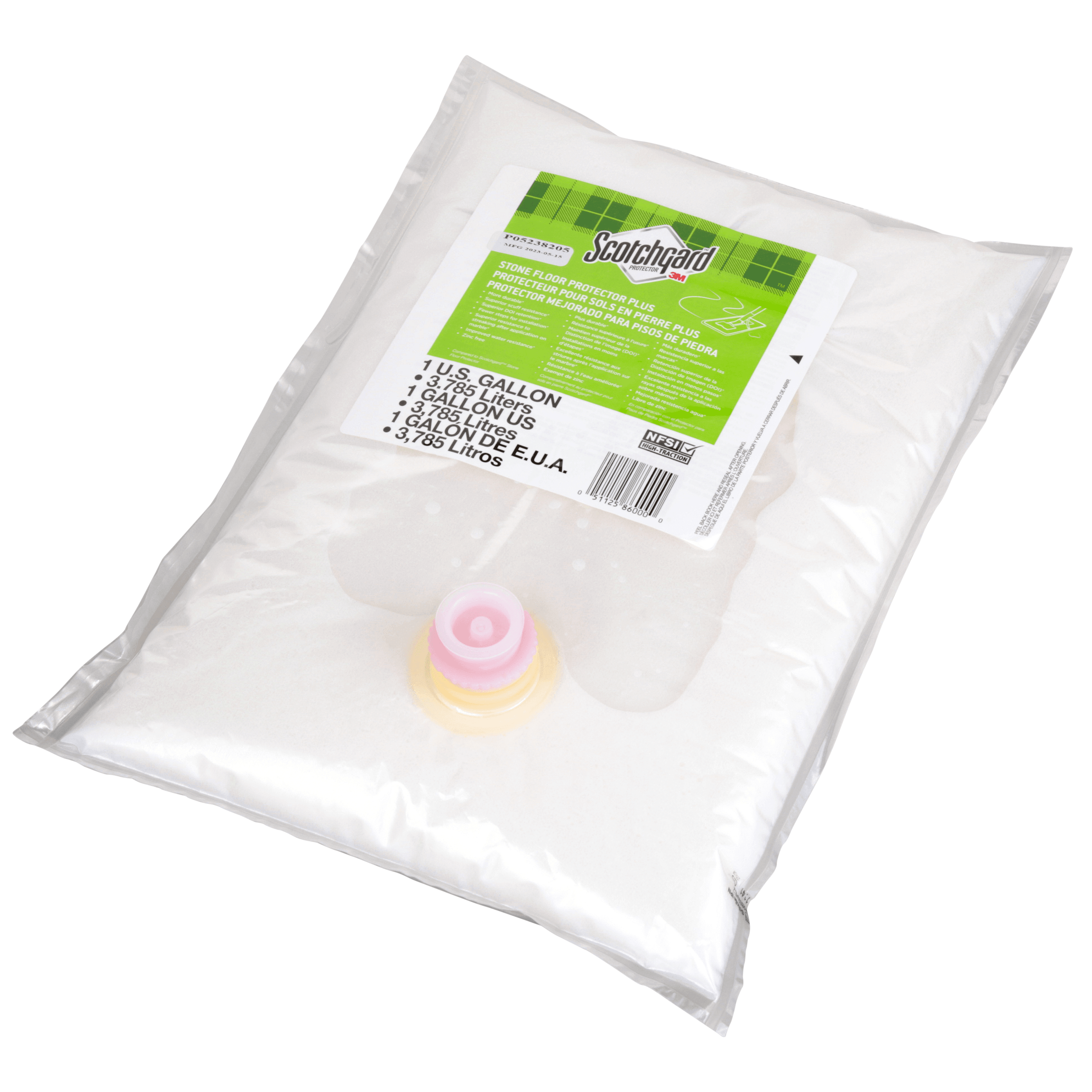 3M™ Scotchgard™ SFPP-1G Floor Protectant Stone Protectant 1 GAL Stone & Concrete RTU No Rinse 2/Case