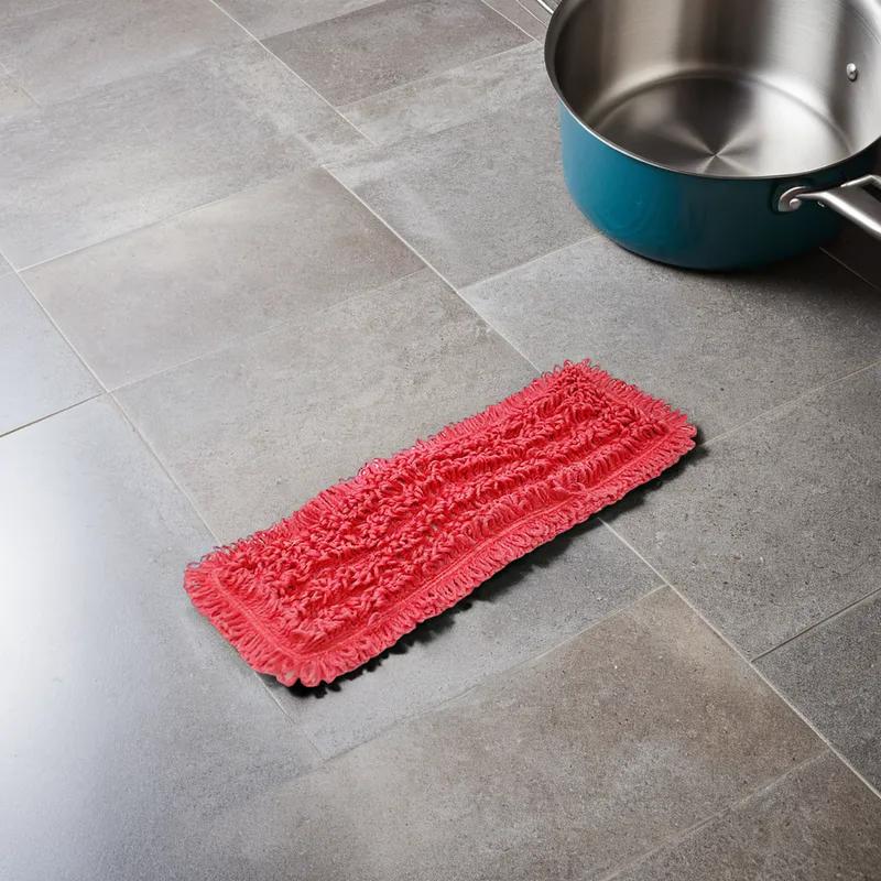 Mop 18 IN Red Microfiber Loop End 12/Pack