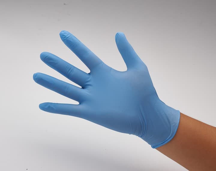 Gloves Large (LG) Blue Nitrile Powder-Free 99 Count/Box 10 Box/Case 1000 Count/Case