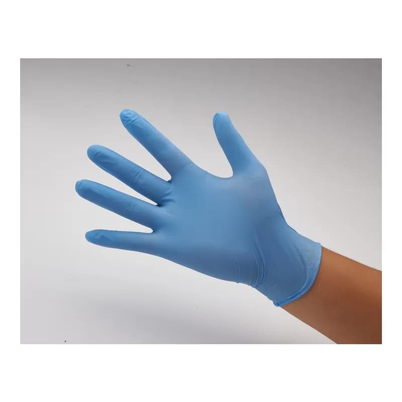 Gloves Medium (MED) Blue Nitrile Powder-Free 100 Count/Box 10 Box/Case 1000 Count/Case