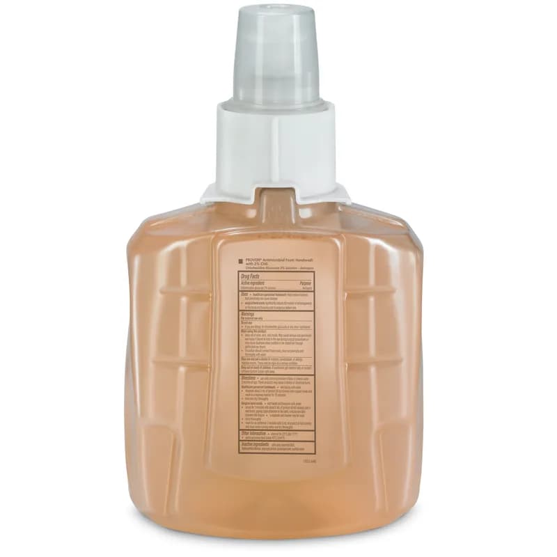 PROVON® Handwash Foam 1200 mL 3.5X3.5X9.75 IN Unscented Fragrance Free Antimicrobial 2% CHG Healthcare For LTX-12 2/Case