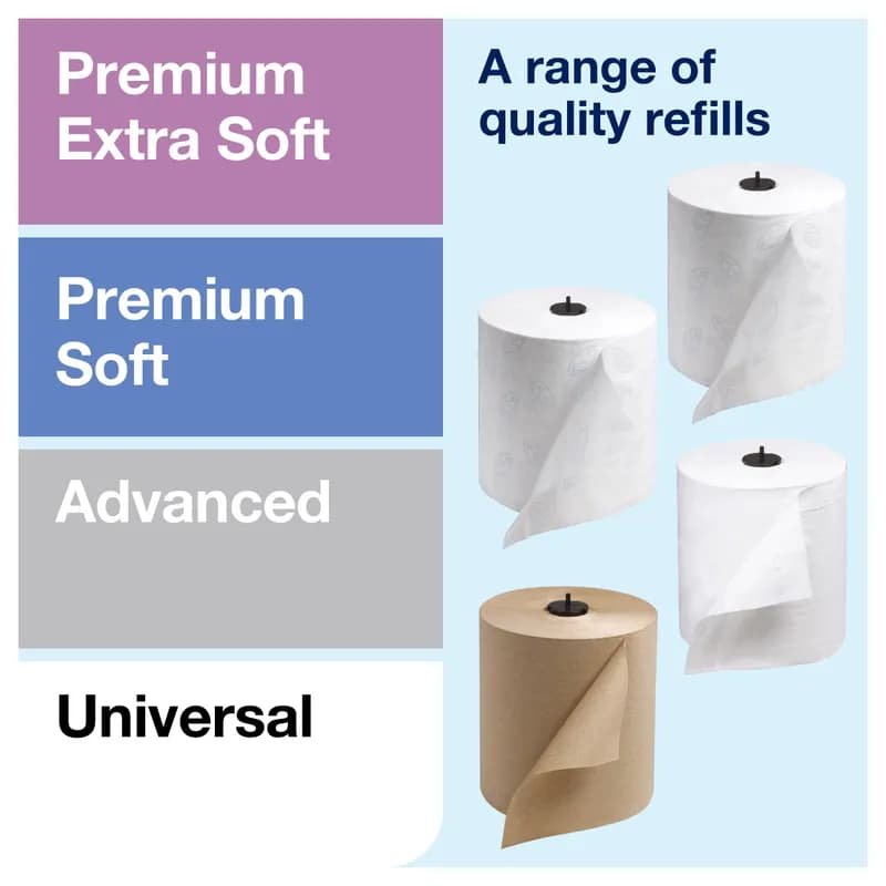 Tork Matic® Paper Towel Dispenser H1 8.07X13.58X15.75 IN Metal Plastic Stainless 1/Each