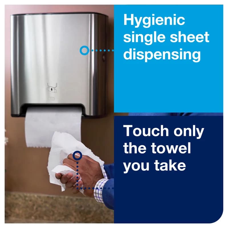 Tork Matic® Paper Towel Dispenser H1 8.07X13.58X15.75 IN Metal Plastic Stainless 1/Each