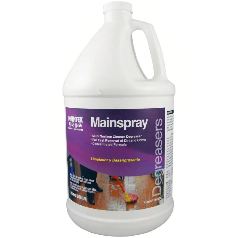 Mainspray Lemon Degreaser 1 GAL Liquid 4/Case
