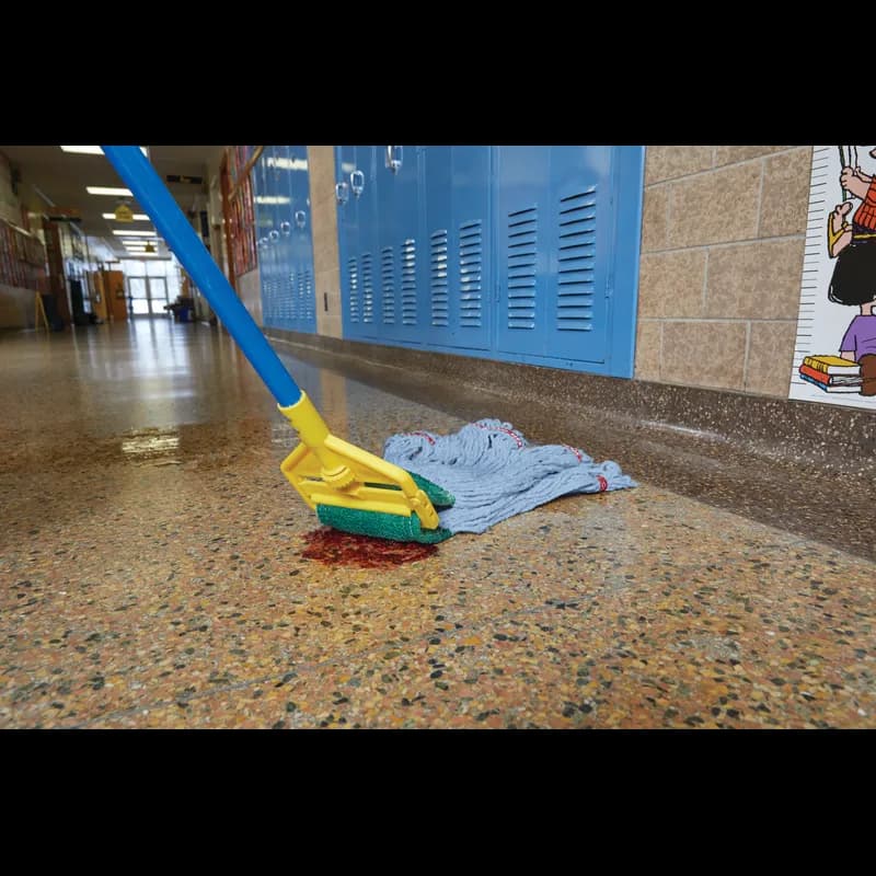 Mop Handle 60IN Blue Fiberglass 1/Each