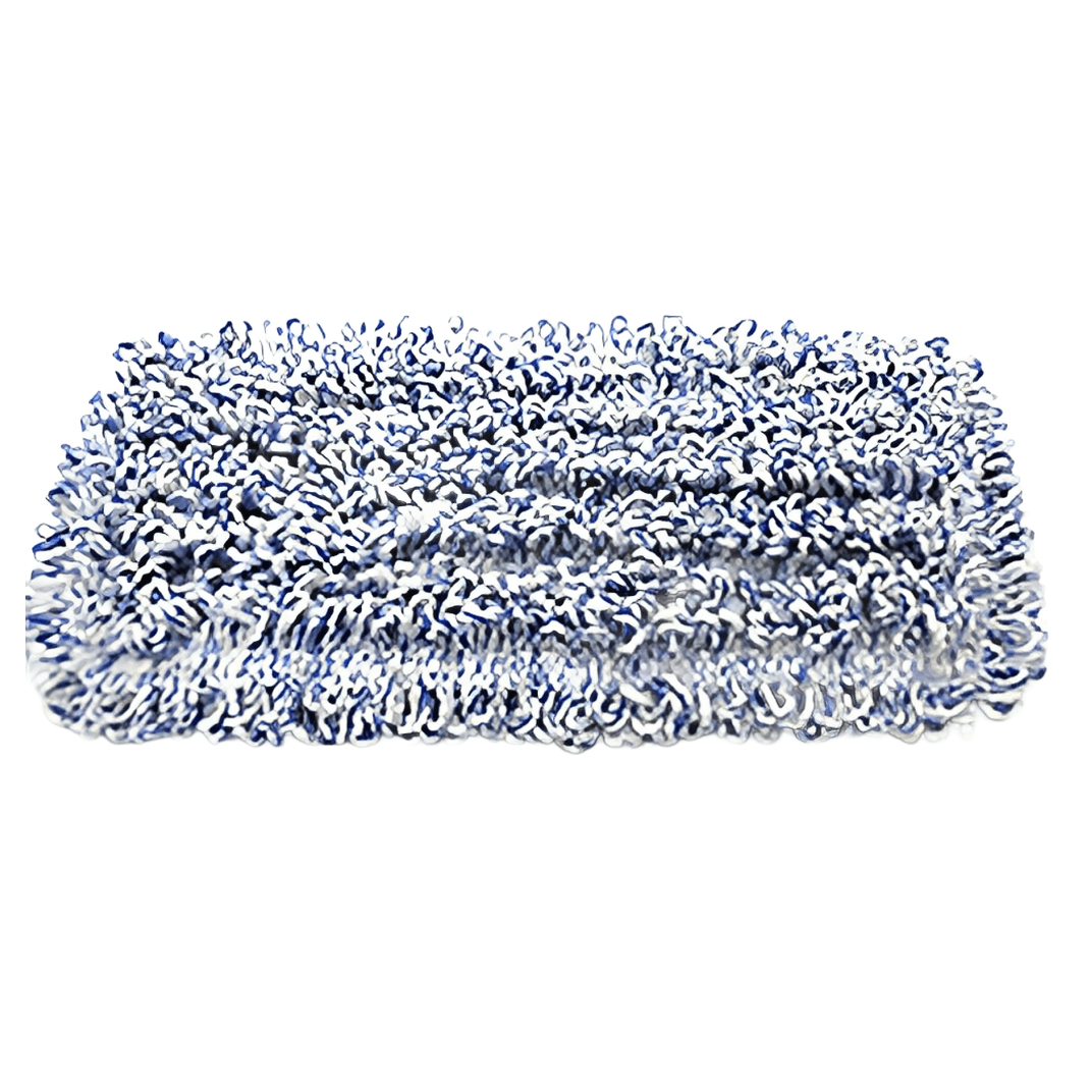 Dust Mop 10X5 IN Blue Microfiber Hook & Loop Backing 1/Each