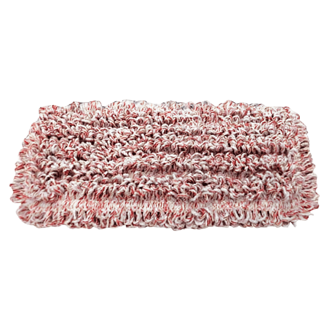 Dust Mop 10X5 IN Red Microfiber Hook & Loop Backing 1/Each