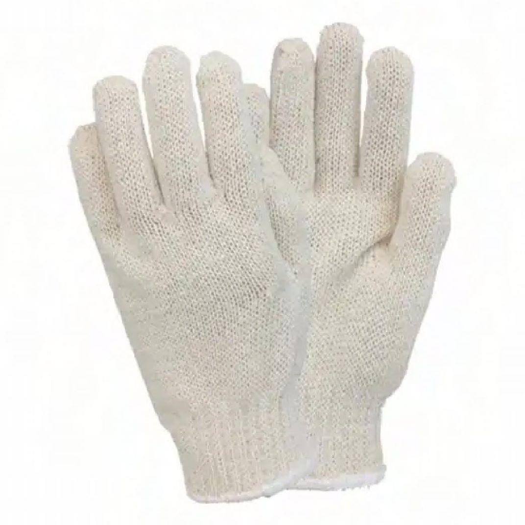 Gloves Ladies 38 IN Medium Weight Polyester Cotton String Knit Economy 25 Count/Pack 12 Packs/Case 300 Count/Case