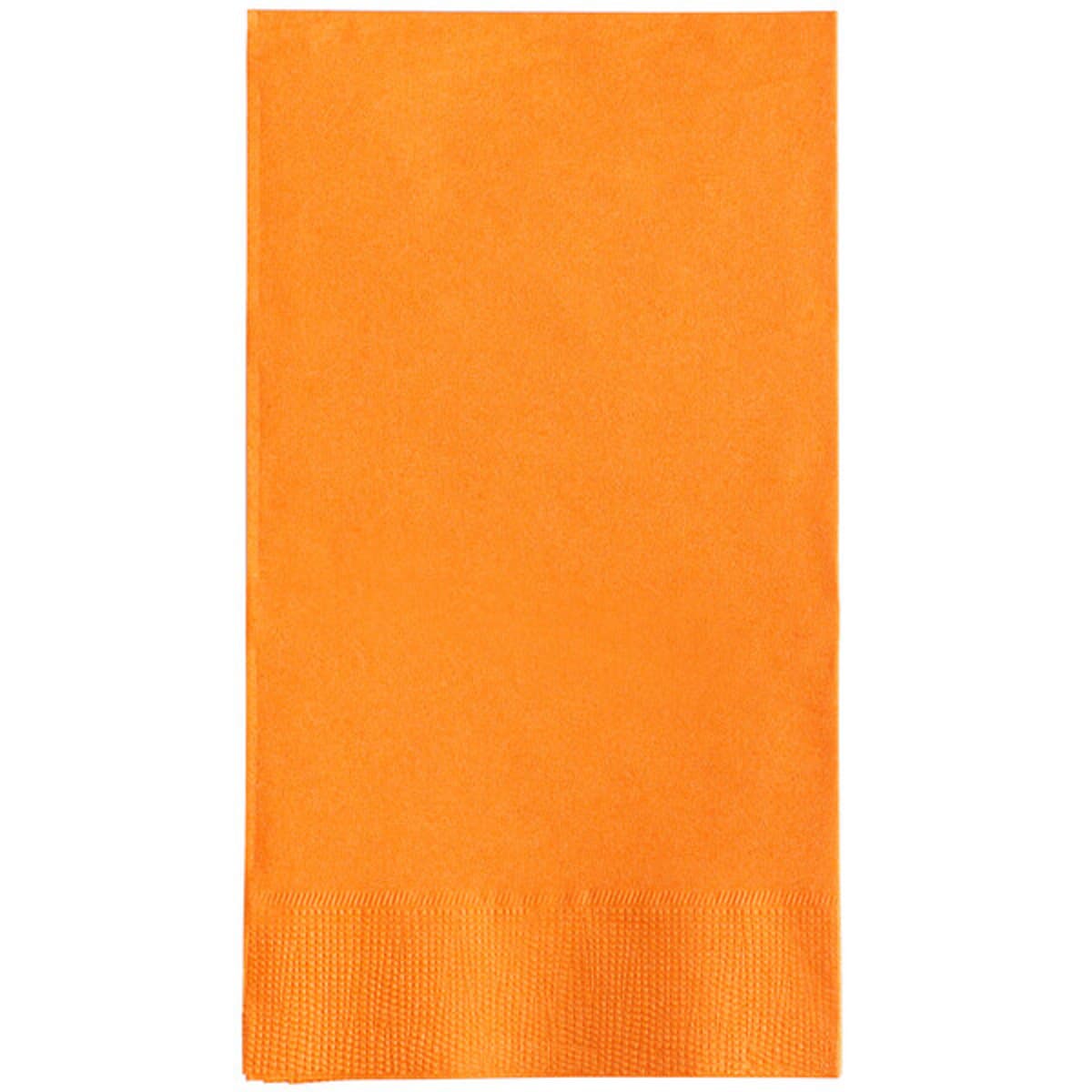 Dinner Napkins 15X17 IN Orange 2PLY 1/4 Fold 1000/Case
