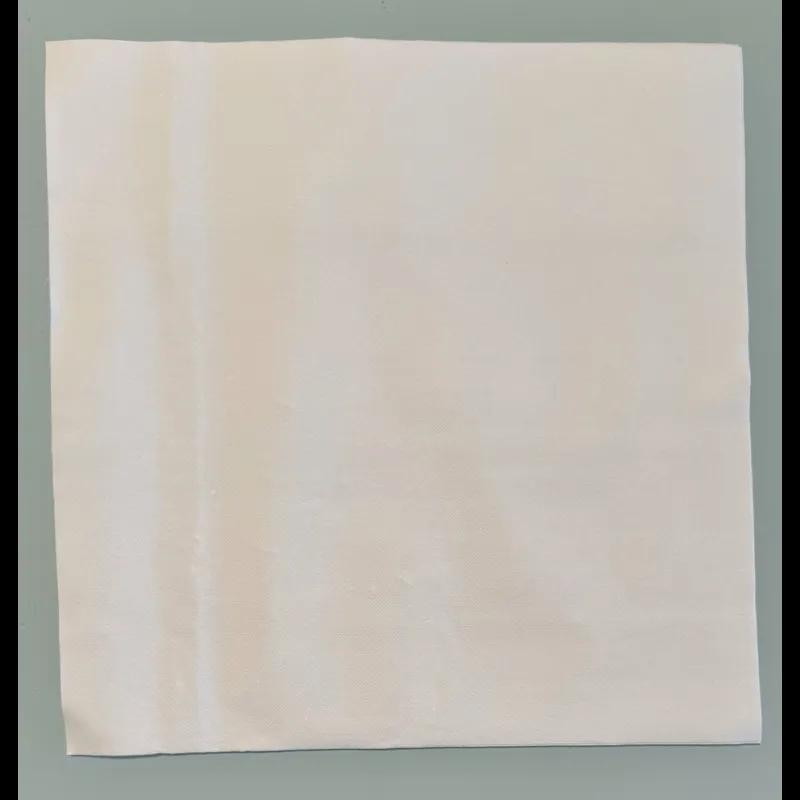 Victoria Bay Dinner Napkins 15X15 IN White Linen Paper Flat 1200/Case