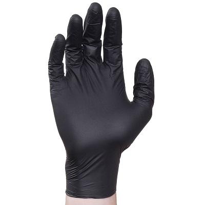 Victoria Bay Food Service Gloves XL Black Nitrile Disposable Powder-Free 100 Count/Box 10 Box/Case 1000 Count/Case