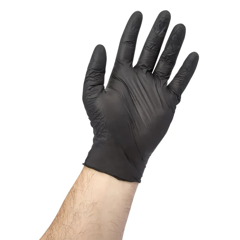 Victoria Bay Food Service Gloves XL Black Nitrile Disposable Powder-Free 100 Count/Box 10 Box/Case 1000 Count/Case