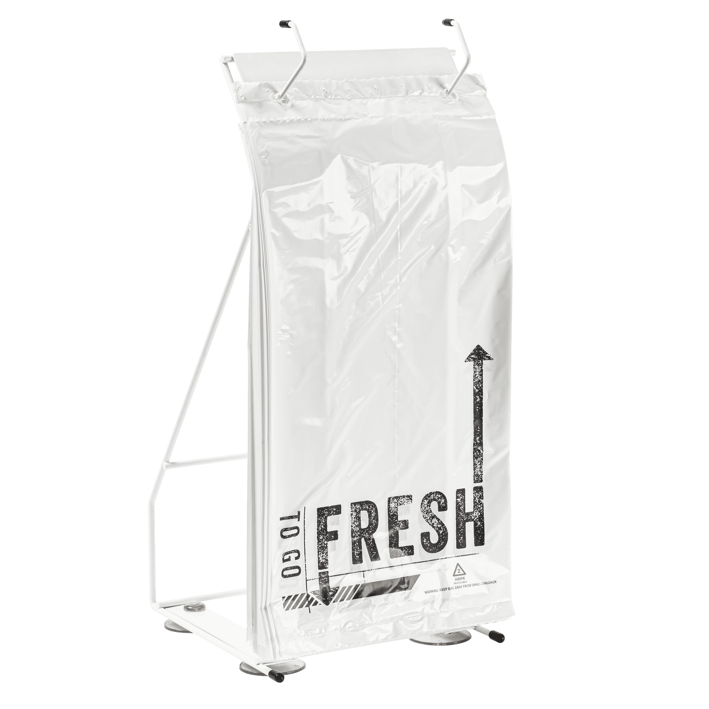 TO GO FRESH™ Deli Bag 7X4X14+1 IN High-Density Polyethylene (HDPE) White 1000/Case