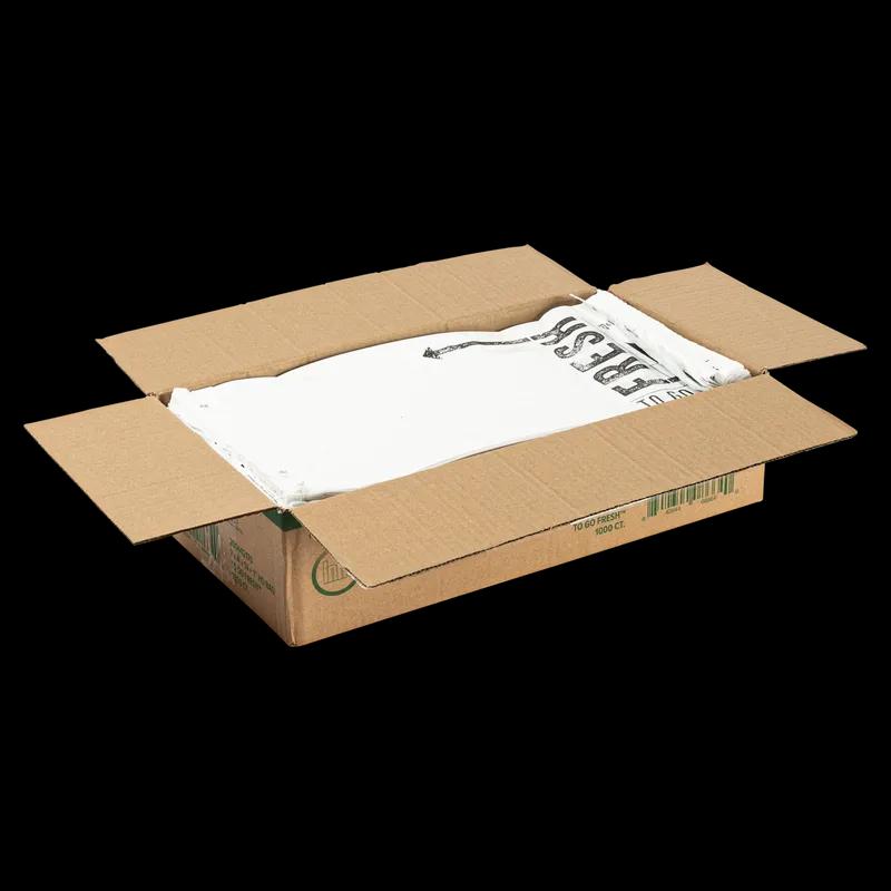 TO GO FRESH™ Deli Bag 7X4X14+1 IN High-Density Polyethylene (HDPE) White 1000/Case