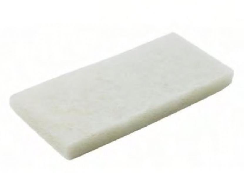 Cleaning Pad 4.625X10 IN White 5/Pack