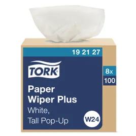 Tork Advance Wipe  16.25X9.25 IN Folded: 4.1X9.25 IN Multifold M Pop-Up Box Refill Plus 100 Count/Pack