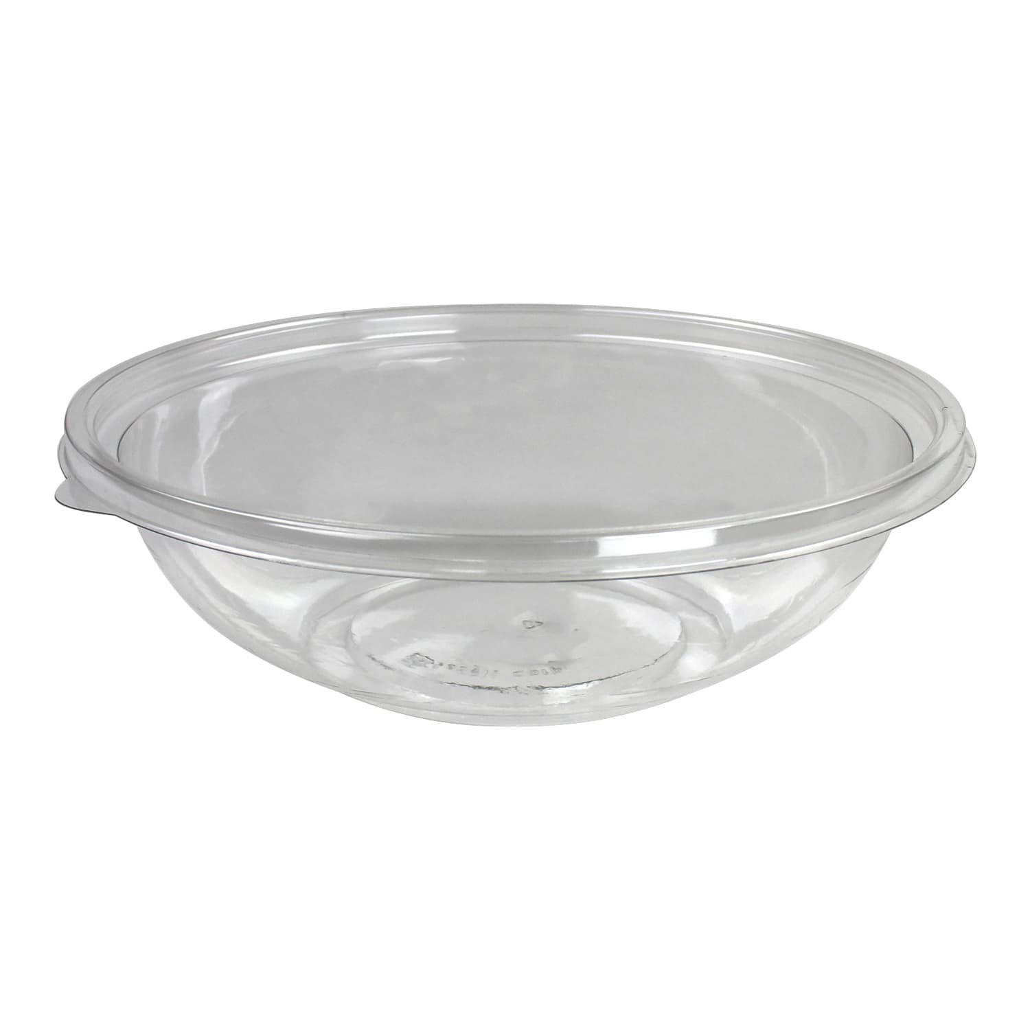 Bowl XL 64 OZ PET Clear Round Shallow 50/Case