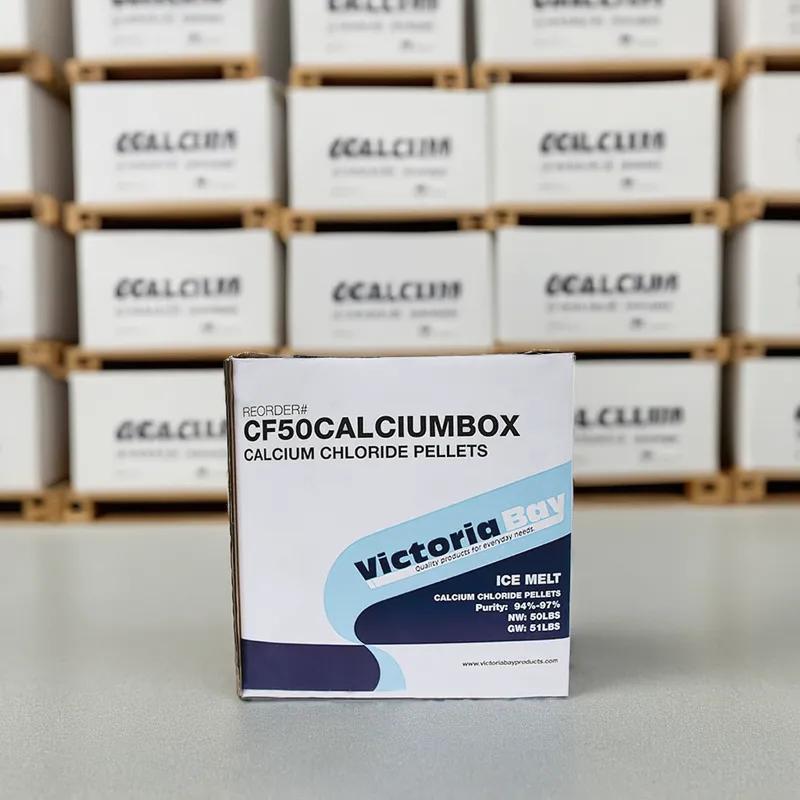 Victoria Bay Ice Melt 50 LB Calcium Chloride Box 1/Box