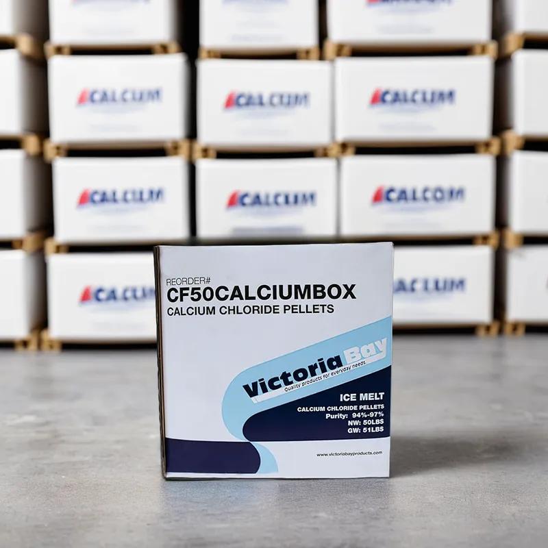Victoria Bay Ice Melt 50 LB Calcium Chloride Box 1/Box