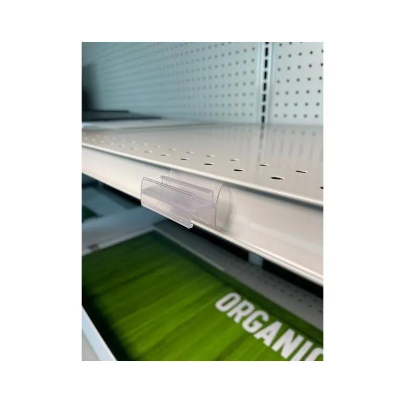 Shelf Sign Holder 3 IN Plastic Swivel Clip-On 25/Pack