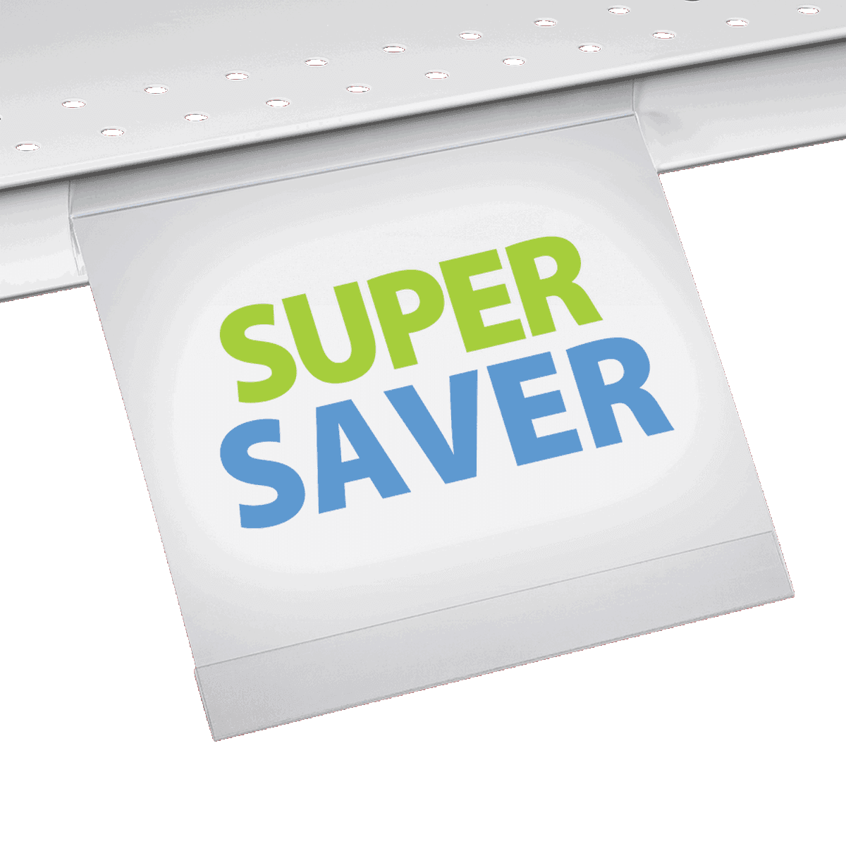 Fold Price Channel Sign Holder 5.5X3.5 IN Clear 3 Fold 25/Pack