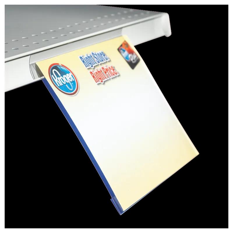 Fold Price Channel Sign Holder 5.5X3.5 IN Clear 3 Fold 25/Pack