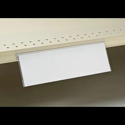 Shelf Sign Holder 11X4 IN Plastic Clear 3 Fold Price Channel 25/Pack