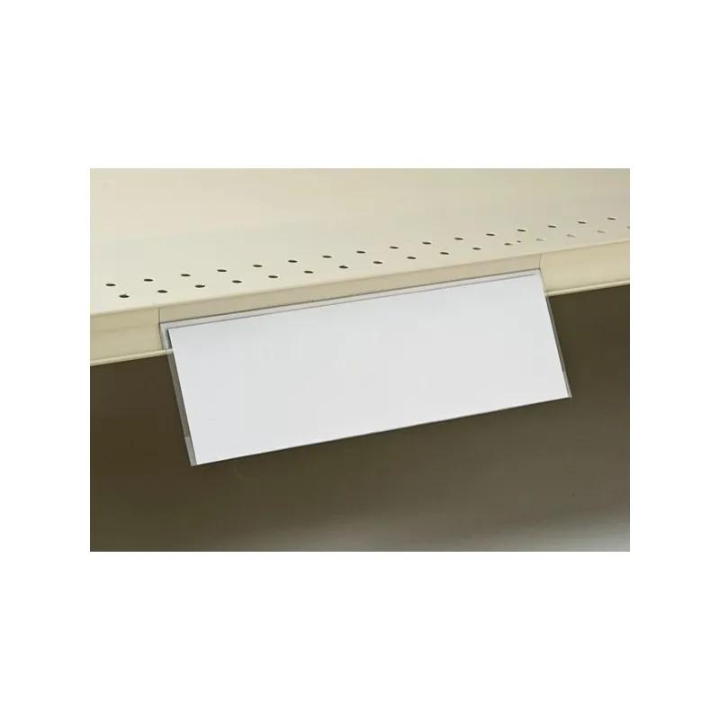 Shelf Sign Holder 11X4 IN Plastic Clear 3 Fold Price Channel 25/Pack