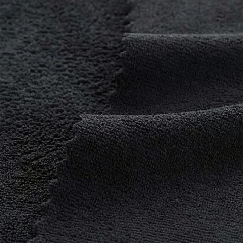 HOSPECO® Smart Rags Cleaning Rag 12X12 IN Microfiber Black 18 Gram Seamless Lint-Free Economy 50 Count/Box 8 Box/Case