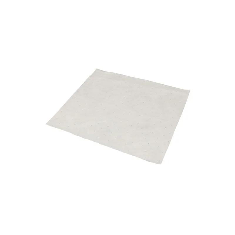 TaskBrand® Absorbent Pad 15X18 IN White Lightweight (PP) For Oil-Based Spills Perforated 200/Case
