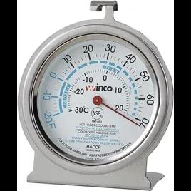 Refrigerator Freezer Thermometer Stainless Steel 3IN Display 1/Each