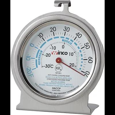 Refrigerator Freezer Thermometer Stainless Steel 3IN Display 1/Each