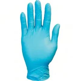 Safety Zone® Gloves Medium (MED) Blue Nitrile Vinyl Blend (Nyle) Powder-Free 100 Count/Box 10 Box/Case